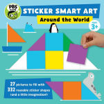 Alternative view 1 of Sticker Smart Art: Around the World