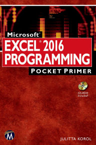 Title: Microsoft Excel 2016 Programming Pocket Primer, Author: Julitta Korol