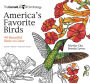 America's Favorite Birds: 40 Beautiful Birds to Color