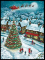 2019 Village Tree With Santa's sleigh Advent Calendar
