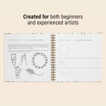 Alternative view 3 of Hand Lettering 101: A Step-by-Step Calligraphy Workbook for Beginners (Gold Spiral-Bound Workbook with Gold Corner Protectors)