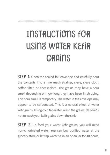 Water Kefir: Make Your Own Water-Based Probiotic Drinks for Health and Vitality