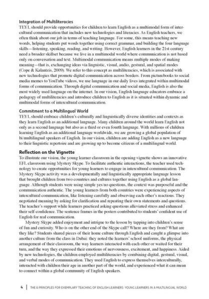 The 6 Principles for Exemplary Teaching of English Learners: Young Learners in a Multilingual World