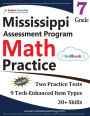 Mississippi Assessment Program Test Prep: 7th Grade Math Practice Workbook and Full-length Online Assessments: MAP Study Guide