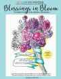 Journal Blessings in Bloom Adult Coloring Books and Coloring Journals by Color My Moods (Gratitude Journal, Journaling Bible Verses, Notebook, Diary, A Gift of Thanksgiving, Christian Books Companion): Drawing on every page, 8.5 x 11 inches lined journal