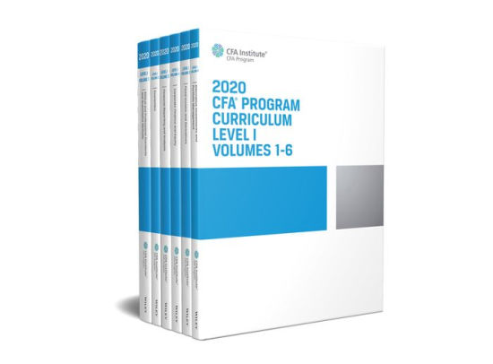 CFA Program Curriculum 2020 Level I Volumes 1-6 Box Set / Edition 1 By ...