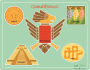 Cuauhtemoc Bilingual Wooden Shapes Puzzle