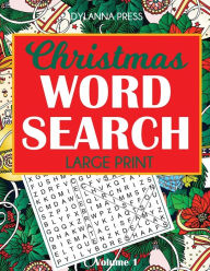 Title: Christmas Word Search Puzzles, Large Print, Author: Dylanna Press