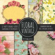 Title: Vintage Floral Scrapbook Paper Pad 8x8 Scrapbooking Kit for Papercrafts, Cardmaking, DIY Crafts, Flower Background, Vintage Design, Author: Craft as Ever