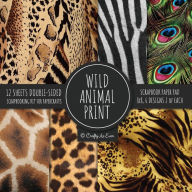Title: Wild Animal Print Scrapbook Paper Pad 8x8 Scrapbooking Kit for Papercrafts, Cardmaking, Printmaking, DIY Crafts, Nature Themed, Designs, Borders, Backgrounds, Patterns, Author: Crafty as Ever