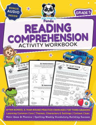 Title: 3rd Grade Reading Comprehension Activity Workbook: Learning Common Core Themes, Characters & Settings Context Clues, Main Ideas & Phonics Spelling Weekly Vocabulary Building After School & Year-Round Practice Exercises for Third Grader Success, Author: Polymath Panda