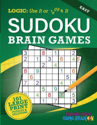 Title: Easy Sudoku Brain Games, Author: Chris Saldrick