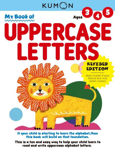Kumon My Book of Uppercase Letters: Revised Ed