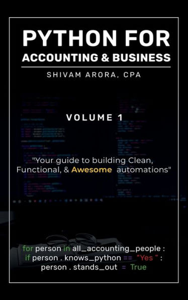 Python for Accounting & Business - Volume 1