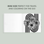 Alternative view 13 of Heyday (Mini): A Retro Flower Design Coloring Book