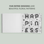 Alternative view 14 of Heyday (Mini): A Retro Flower Design Coloring Book