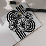 Alternative view 15 of Heyday (Mini): A Retro Flower Design Coloring Book