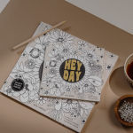 Alternative view 16 of Heyday (Mini): A Retro Flower Design Coloring Book