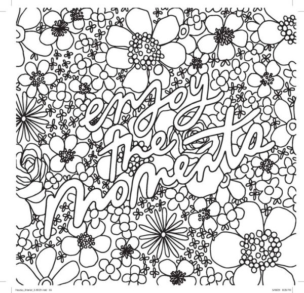 Heyday (Mini): A Retro Flower Design Coloring Book