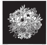 Alternative view 6 of Heyday (Mini): A Retro Flower Design Coloring Book