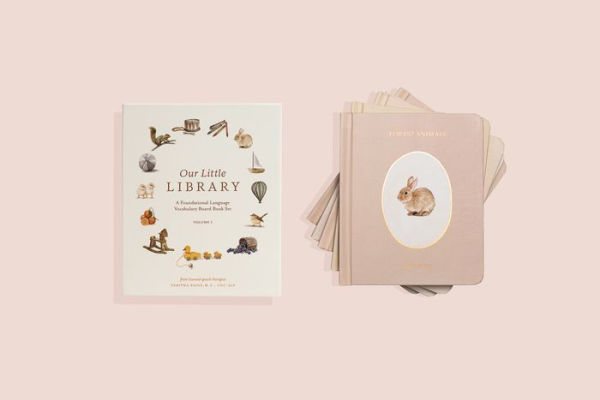 Our Little Library: A Foundational Language Vocabulary Board Book Set for Babies
