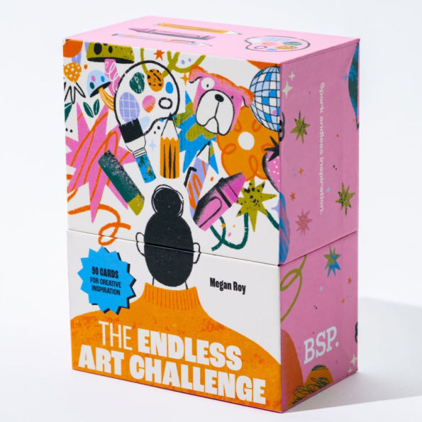 The Endless Art Challenge Card Deck: 90 Creativity Prompt Cards (Overall 25,000 Combinations!) for Never-Ending Art Inspiration (Gift for Creatives)