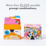 Alternative view 3 of The Endless Art Challenge Card Deck: 90 Creativity Prompt Cards (Overall 25,000 Combinations!) for Never-Ending Art Inspiration (Gift for Creatives)
