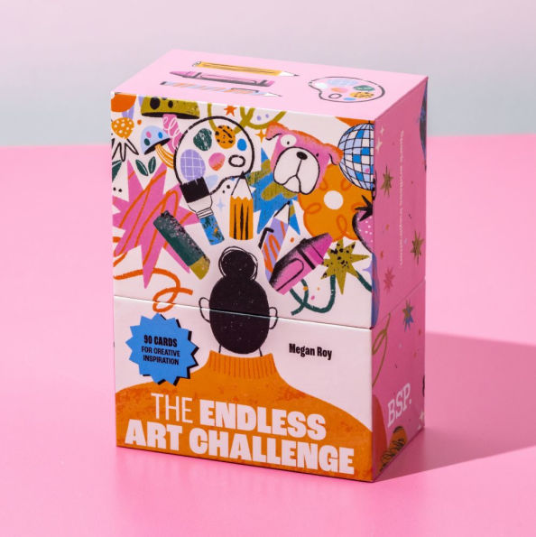 The Endless Art Challenge Card Deck: 90 Creativity Prompt Cards (Overall 25,000 Combinations!) for Never-Ending Art Inspiration (Gift for Creatives)