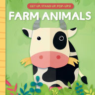 Title: Get Up, Stand Up, Pop-Ups - Farm Animals, Author: Little Genius Books