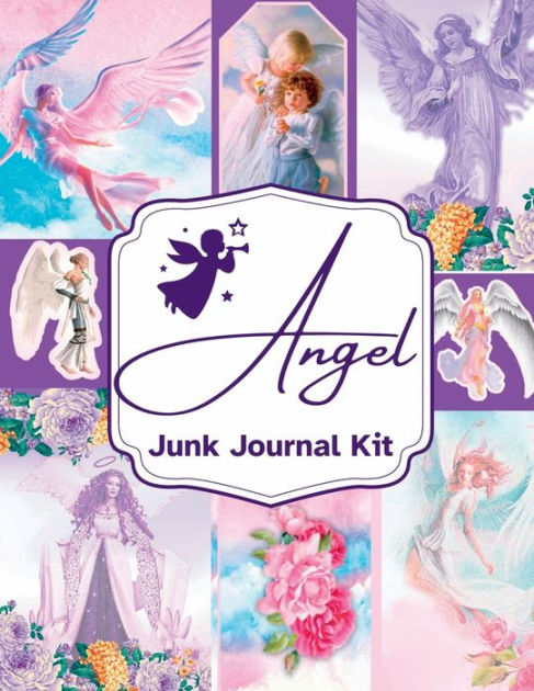 Angel Junk Journal Kit: A hand-curated collection of watercolor angel junk  journal pages and Ephemera for scrapbooking, collages & more by Leontine  Vintage Press, Paperback