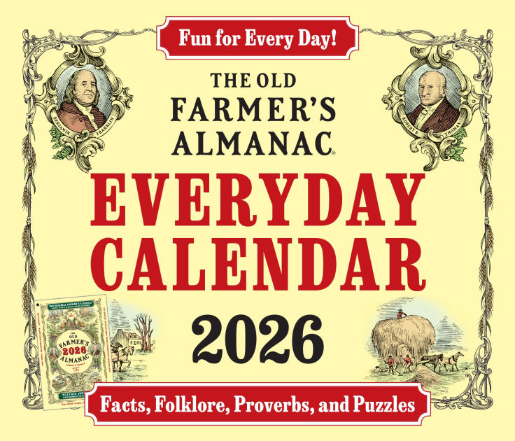 The 2026 Old Farmer's Almanac Everyday Box Calendar by Old Farmer's