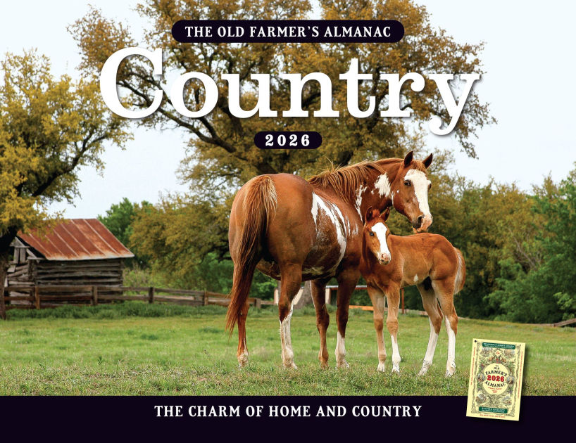 The 2026 Old Farmer's Almanac Country Wall Calendar by Old Farmer's