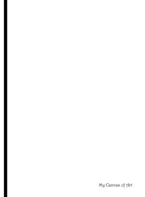 My Canvas of Art - 8x11 - White: Design Your Cover - Front and Back