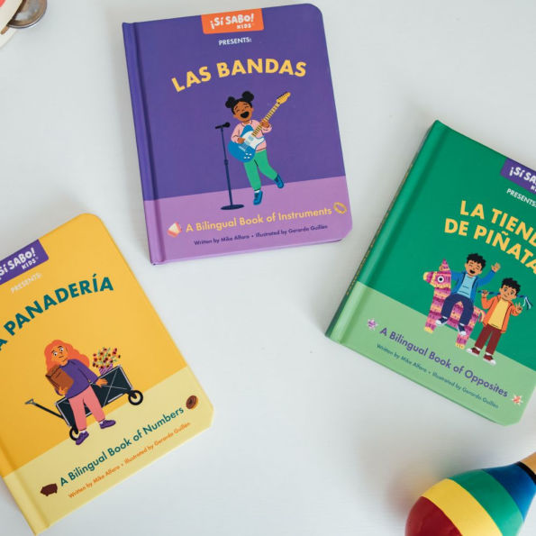 La Plaza: A Collection of Bilingual Books about Numbers, Opposites, and Musical Instruments Inspired by Latin American Culture