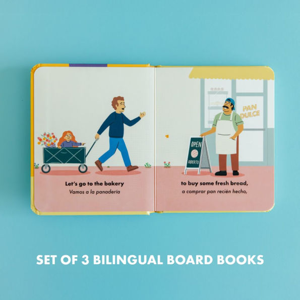 La Plaza: A Collection of Bilingual Books about Numbers, Opposites, and Musical Instruments Inspired by Latin American Culture