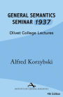 General Semantics Seminar 1937, Fourth Edition