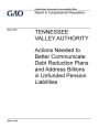 Tennessee Valley Authority, actions needed to better communicate debt reduction plans and address billions in unfunded pension liabilities: report to congressional requesters.