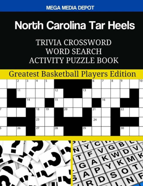 North Carolina Tar Heels Trivia Crossword Word Search Activity Puzzle