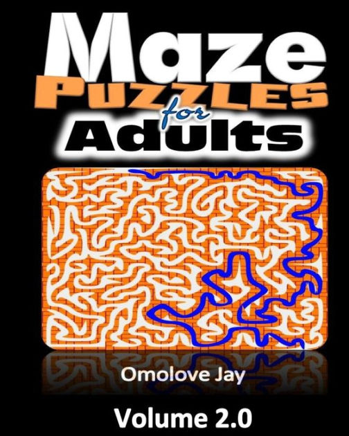 Maze Puzzles for Adults A Collection Of About 30 Unique Shape Maze