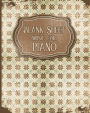 Blank Sheet Music for Piano: Sheet Music Blank / Music Manuscript Paper / Music Sheet Paper / Music Sketchbook- Vintage / Aged Cover