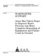Warfighter support: Army has taken steps to improve reset process, but more complete reporting of equipment and future costs is needed : report to congressional committees.