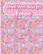 Blank Sheet Music for Piano: Blank Music Score Sheet / Blank Staff Paper Book / Blank Staff Paper For Music - Hydrangea Flower Cover