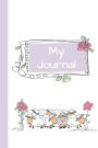 My Journal: Sheep (Purple) 6x9 - DOT JOURNAL - Journal with dot grid paper - dotted pages with light grey dots