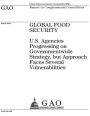 Global food security: U.S. agencies progressing on governmentwide strategy, but approach faces several vulnerabilities : report to congressional requesters.