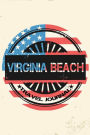 Virginia Beach Travel Journal: Blank Lined Vacation Holiday Notebook