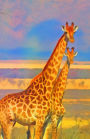 Bullet Journal For Animal Lovers Giraffes: 162 Numbered Pages With 150 Dot Grid Pages, 6 Index Pages and 2 Key Pages in Easy To Carry 5.5