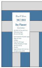 Blue & Silver 2017-2018 Day Planner