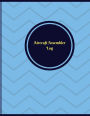 Aircraft Assembler Log: Logbook, Journal - 127 pages, 8.5 x 11 inches