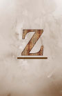 Z: Monogram Initial Journal for Men 5.5 x 8.5