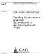 Oil and gas bonds: bonding requirements and BLM expenditures to reclaim orphaned wells : report to congressional requesters.